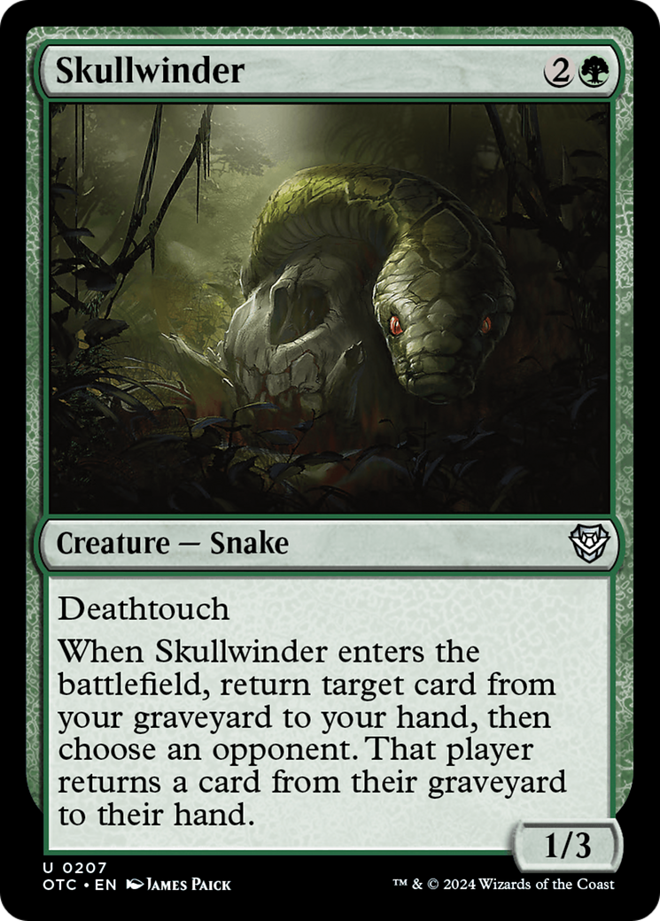 Skullwinder [Outlaws of Thunder Junction Commander] | GrognardGamesBatavia