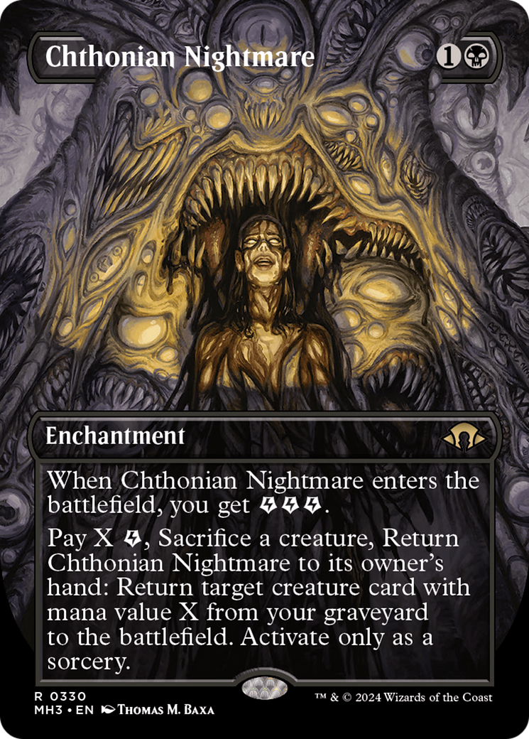 Chthonian Nightmare (Borderless) [Modern Horizons 3] | GrognardGamesBatavia