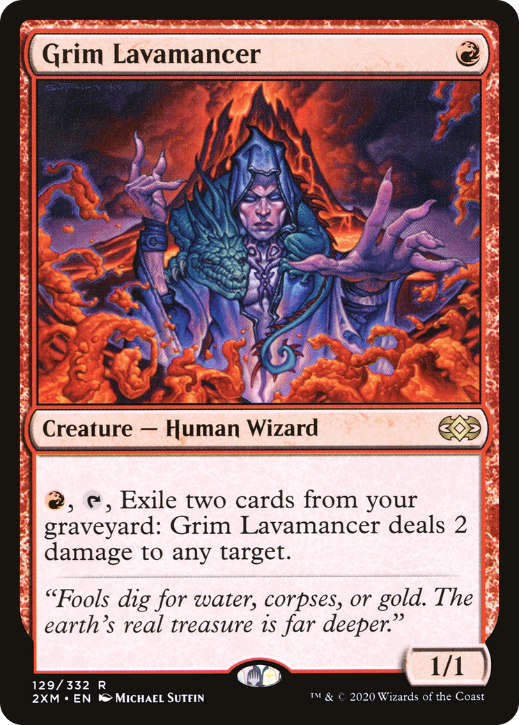 Grim Lavamancer [Double Masters] | GrognardGamesBatavia