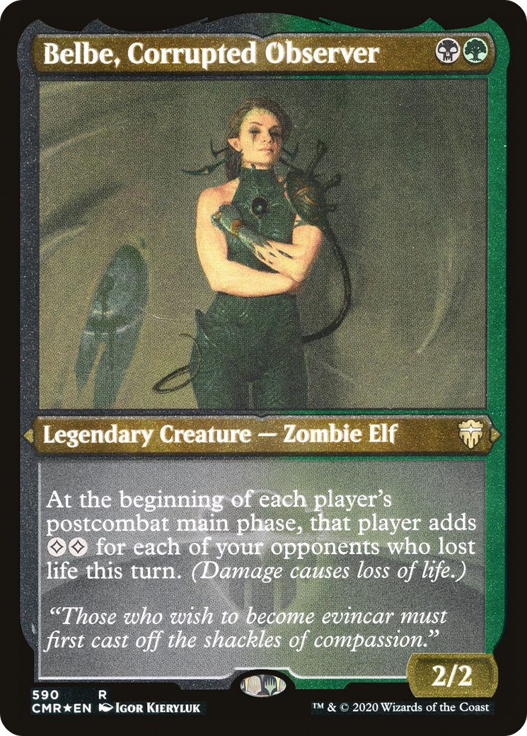 Belbe, Corrupted Observer (Etched) [Commander Legends] | GrognardGamesBatavia