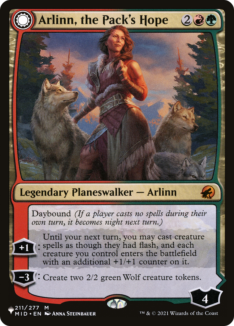 Arlinn, the Pack's Hope // Arlinn, the Moon's Fury [Secret Lair: From Cute to Brute] | GrognardGamesBatavia