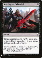 Blessing of Belzenlok [Mystery Booster] | GrognardGamesBatavia