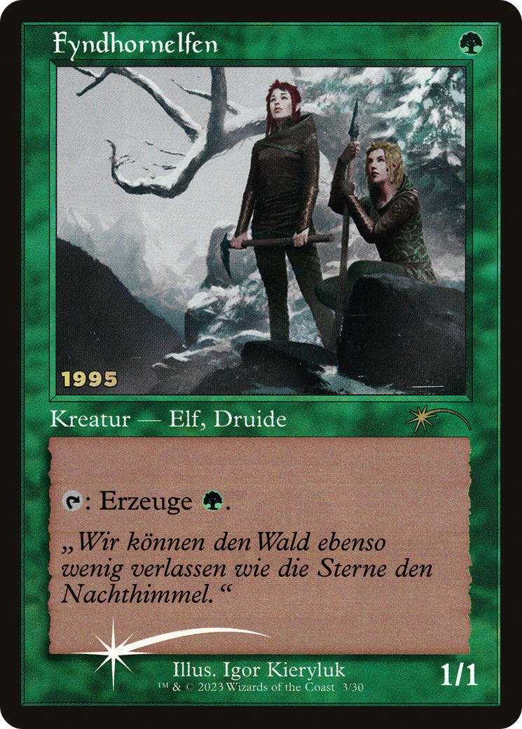 Fyndhornelfen (Fyndhorn Elves) [30th Anniversary Promos] | GrognardGamesBatavia