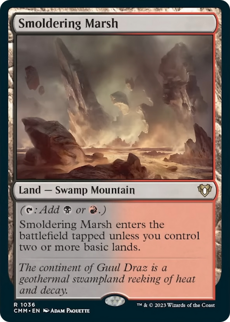 Smoldering Marsh [Commander Masters] | GrognardGamesBatavia