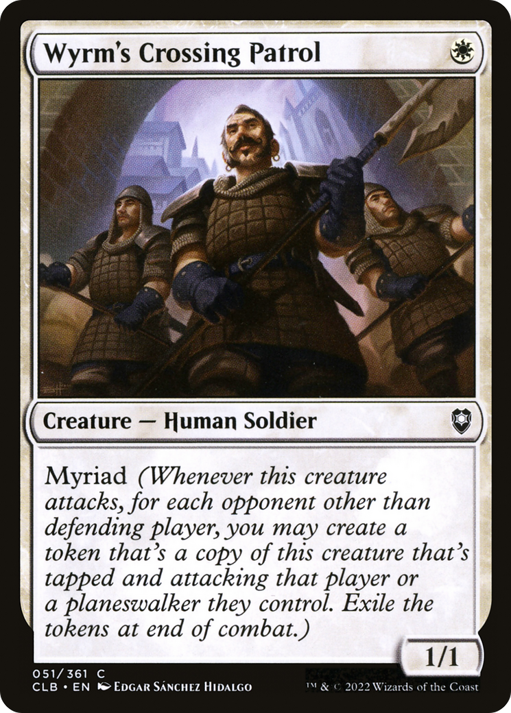 Wyrm's Crossing Patrol [Commander Legends: Battle for Baldur's Gate] | GrognardGamesBatavia