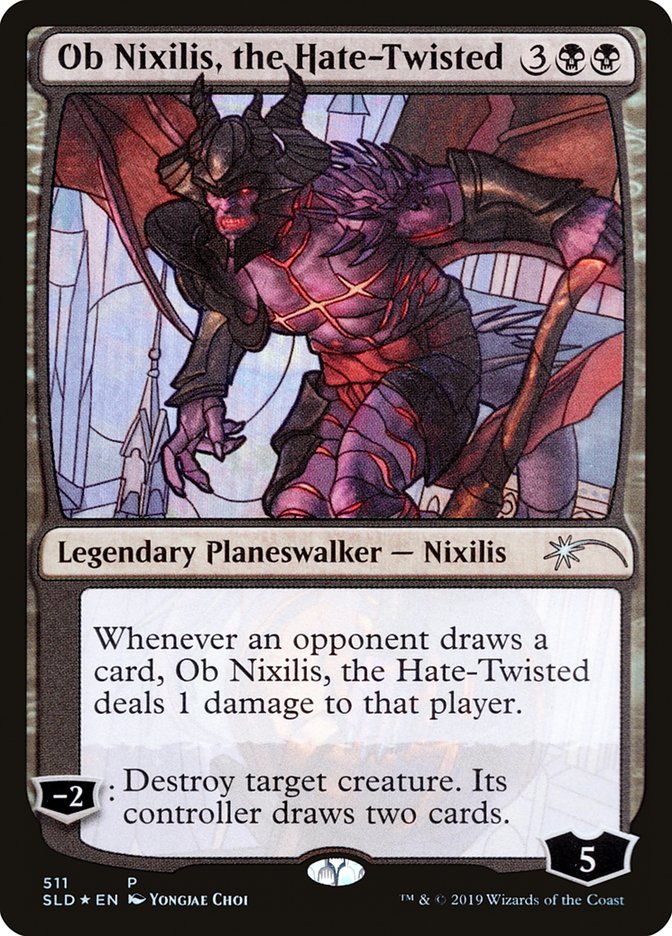 Ob Nixilis, the Hate-Twisted (Stained Glass) [Secret Lair Drop Promos] | GrognardGamesBatavia