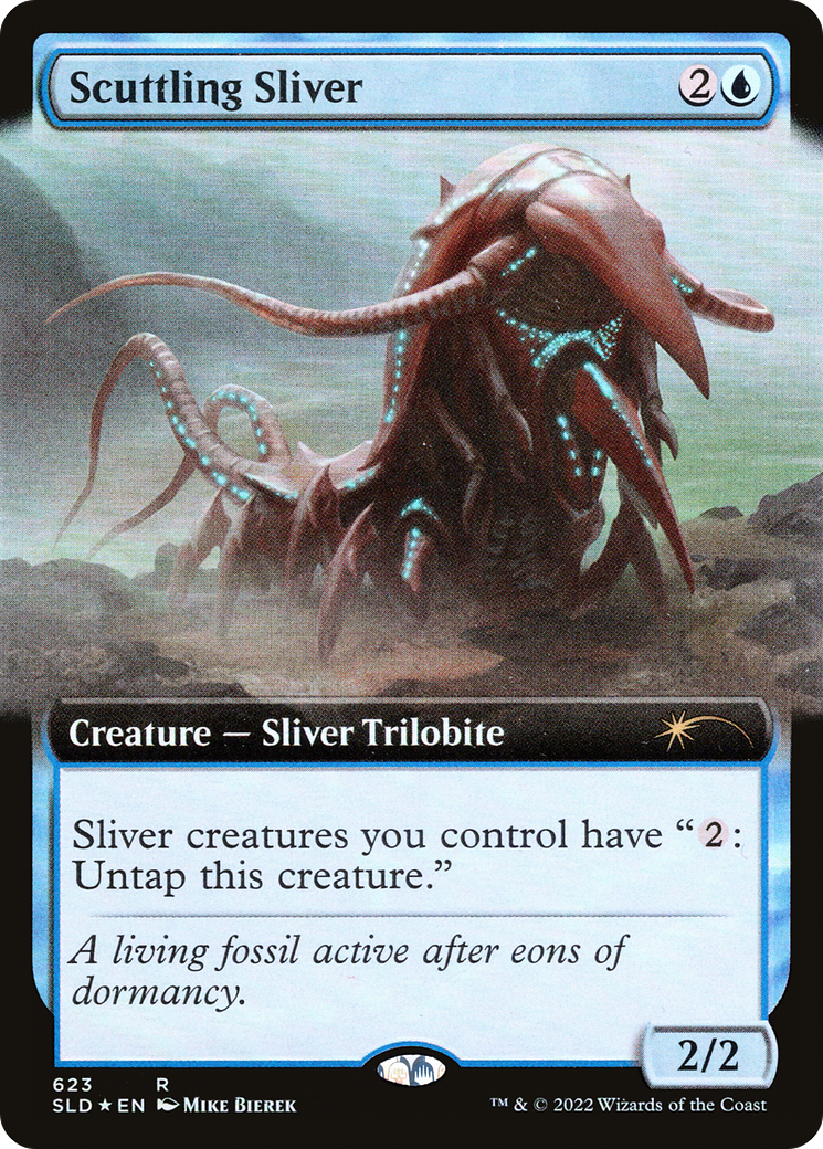 Scuttling Sliver (Extended Art) [Secret Lair Drop Promos] | GrognardGamesBatavia