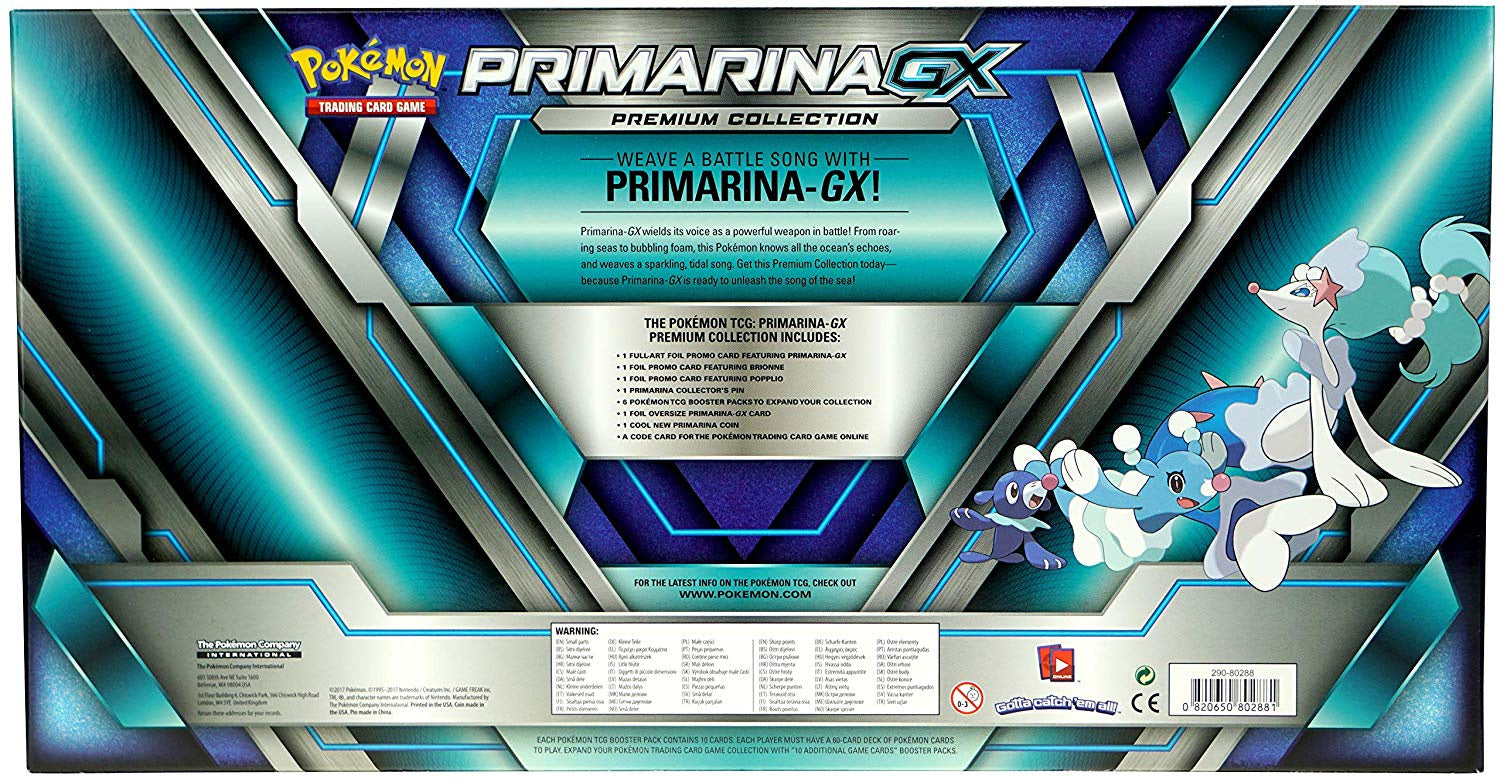 Premium Collection (Primarina GX) | GrognardGamesBatavia