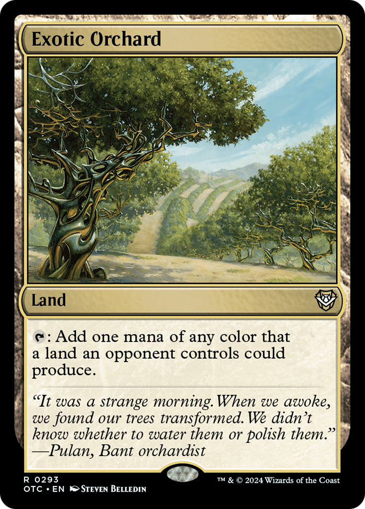 Exotic Orchard [Outlaws of Thunder Junction Commander] | GrognardGamesBatavia