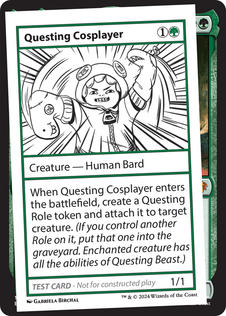 Questing Cosplayer [Mystery Booster 2 Playtest Cards] | GrognardGamesBatavia