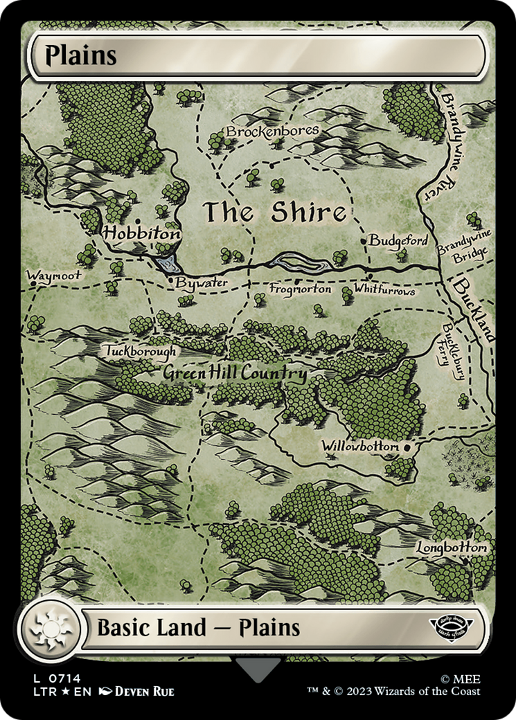 Plains (0714) (Surge Foil) [The Lord of the Rings: Tales of Middle-Earth] | GrognardGamesBatavia