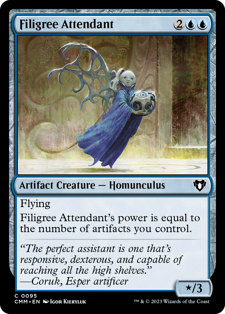 Filigree Attendant [Commander Masters] | GrognardGamesBatavia