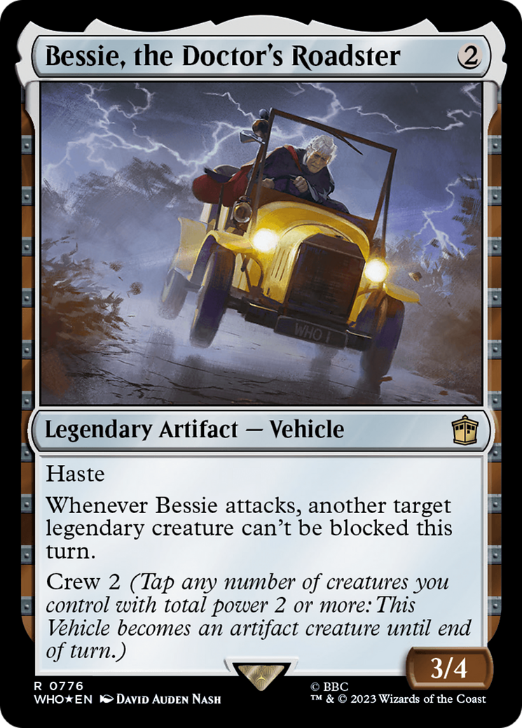 Bessie, the Doctor's Roadster (Surge Foil) [Doctor Who] | GrognardGamesBatavia