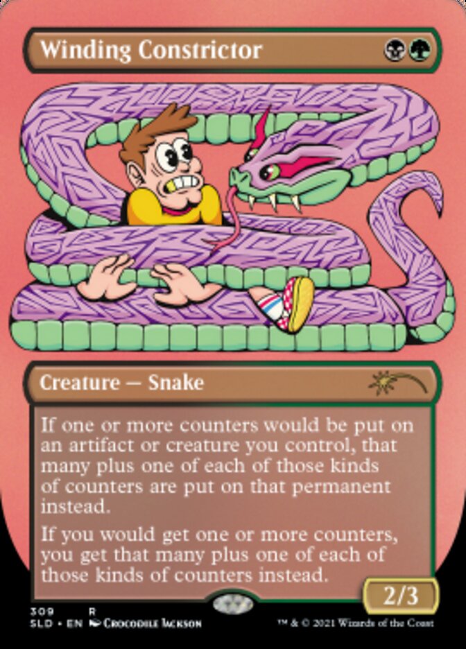 Winding Constrictor (Borderless) [Secret Lair Drop Series] | GrognardGamesBatavia