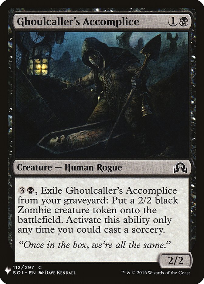 Ghoulcaller's Accomplice [Mystery Booster] | GrognardGamesBatavia