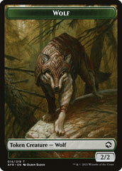 Wolf // Angel Double-Sided Token [Dungeons & Dragons: Adventures in the Forgotten Realms Tokens] | GrognardGamesBatavia