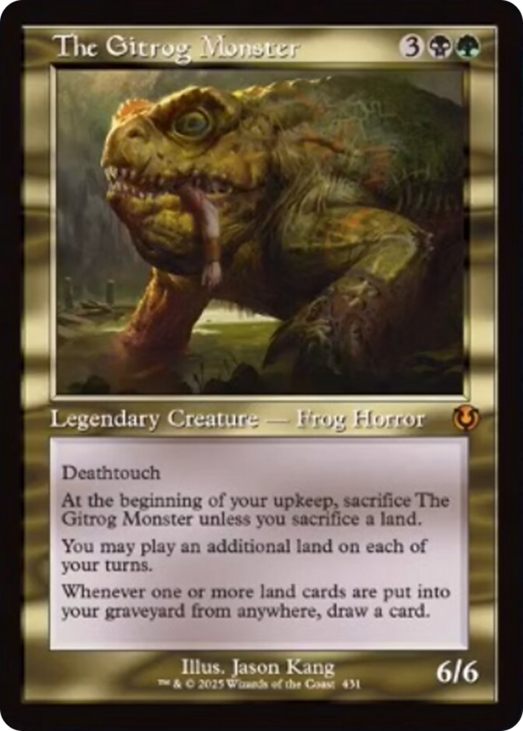 The Gitrog Monster (Retro Frame) [Innistrad Remastered] | GrognardGamesBatavia