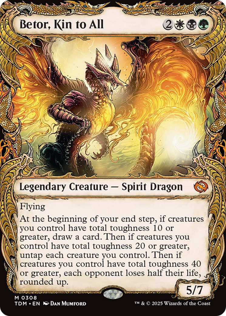 Betor, Kin to All (Showcase) [Tarkir: Dragonstorm] | GrognardGamesBatavia