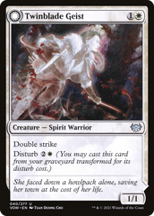 Twinblade Geist // Twinblade Invocation [Innistrad: Crimson Vow] | GrognardGamesBatavia