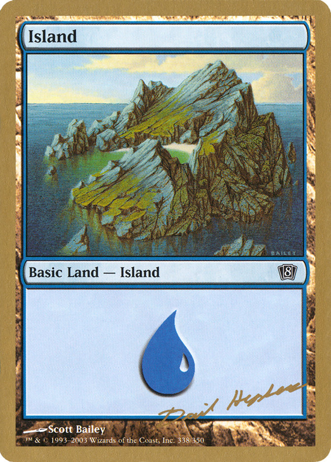 Island (dh338) (Dave Humpherys) [World Championship Decks 2003] | GrognardGamesBatavia