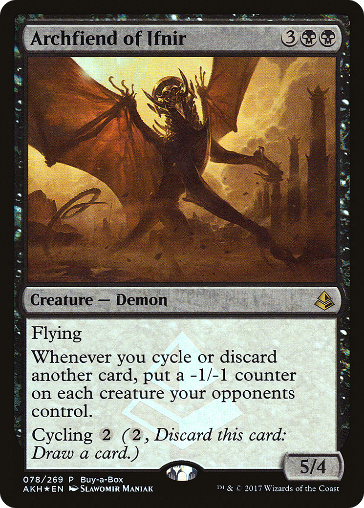 Archfiend of Ifnir (Buy-A-Box) [Amonkhet Promos] | GrognardGamesBatavia