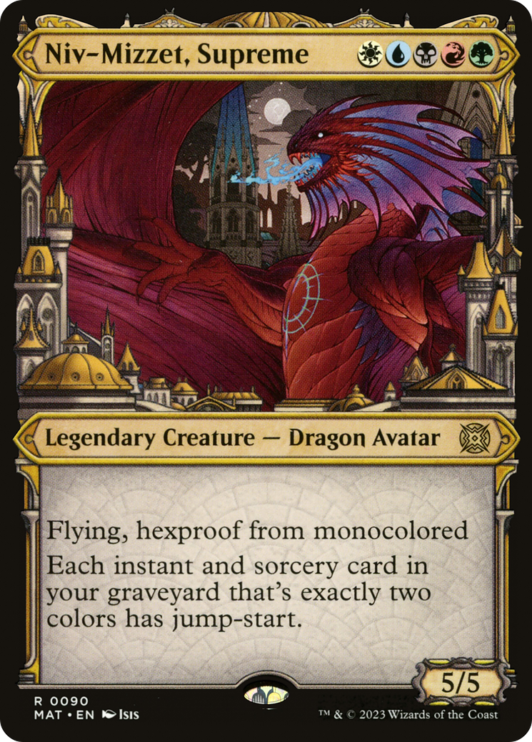 Niv-Mizzet, Supreme (Showcase) [March of the Machine: The Aftermath] | GrognardGamesBatavia
