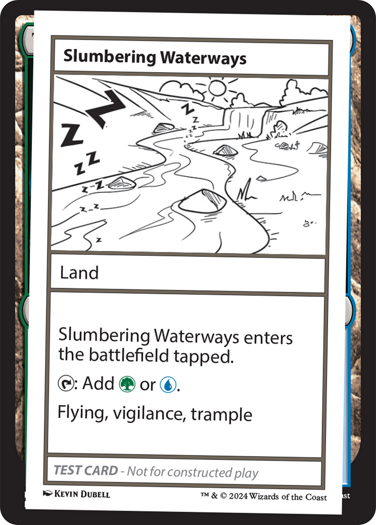 Slumbering Waterways [Mystery Booster 2 Playtest Cards] | GrognardGamesBatavia