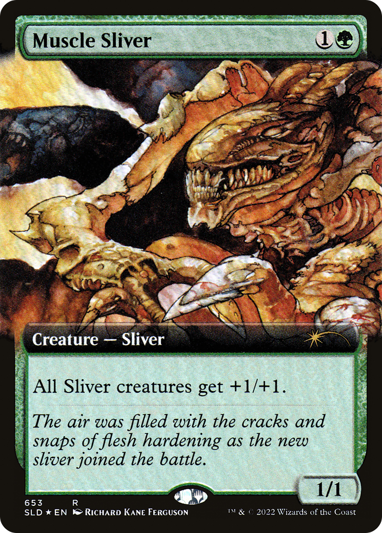 Muscle Sliver (Extended Art) [Secret Lair Drop Promos] | GrognardGamesBatavia