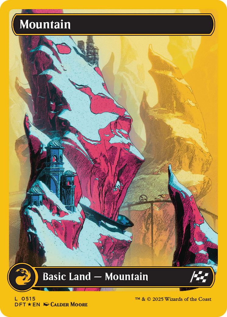 Mountain (0515) (First-Place Foil) [Aetherdrift] | GrognardGamesBatavia