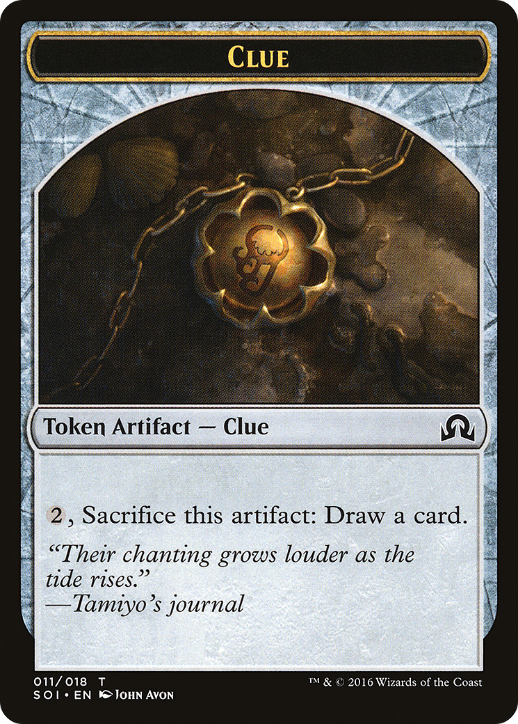 Clue Token (011/018) [Shadows over Innistrad Tokens] | GrognardGamesBatavia