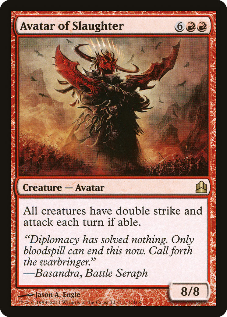 Avatar of Slaughter [Commander 2011] | GrognardGamesBatavia