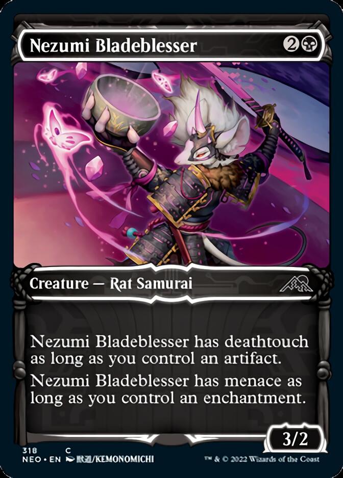 Nezumi Bladeblesser (Showcase Samurai) [Kamigawa: Neon Dynasty] | GrognardGamesBatavia