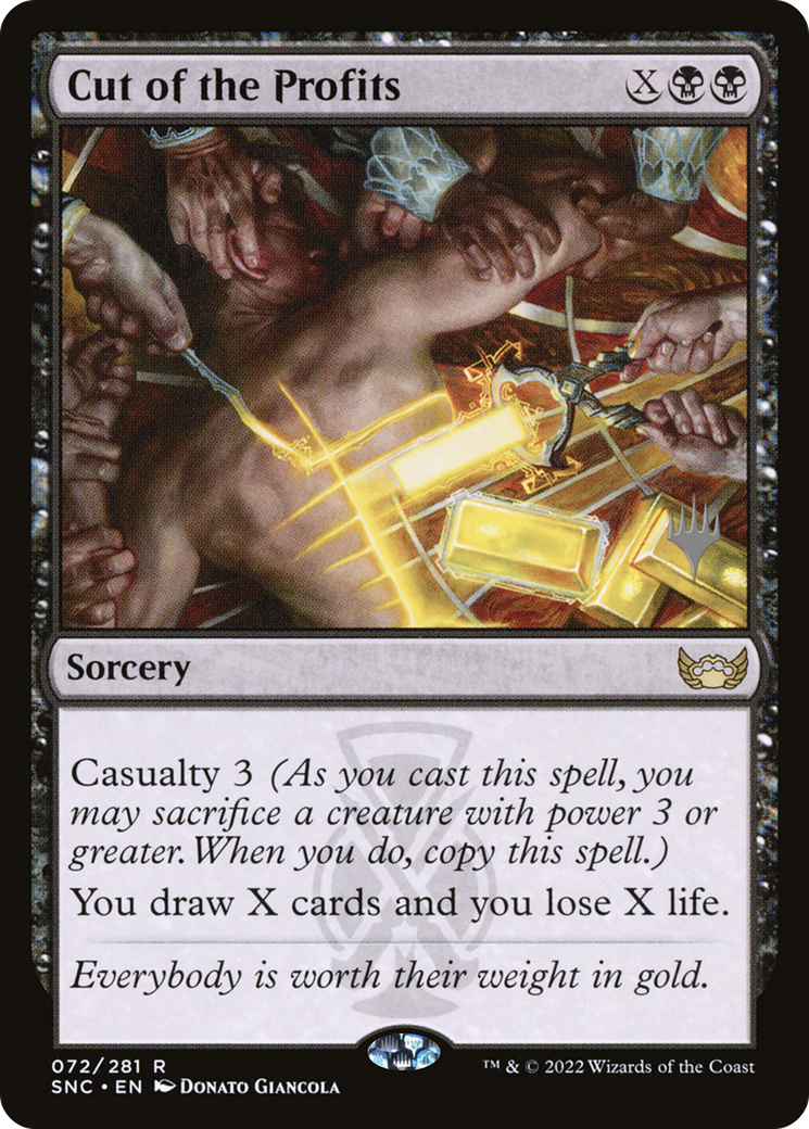 Cut of the Profits (Promo Pack) [Streets of New Capenna Promos] | GrognardGamesBatavia