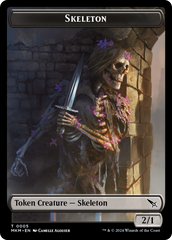 Detective // Skeleton Double-Sided Token [Murders at Karlov Manor Tokens] | GrognardGamesBatavia