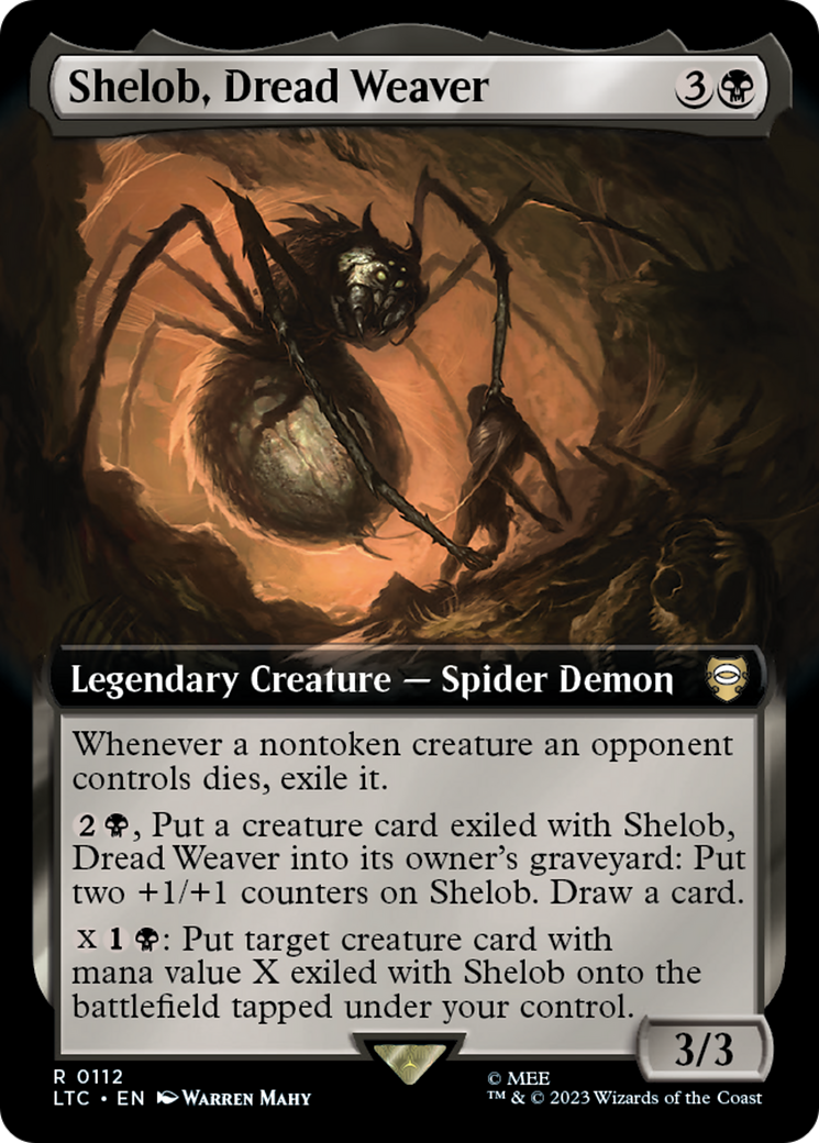 Shelob, Dread Weaver (Extended Art) [The Lord of the Rings: Tales of Middle-Earth Commander] | GrognardGamesBatavia