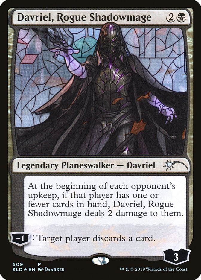 Davriel, Rogue Shadowmage (Stained Glass) [Secret Lair Drop Promos] | GrognardGamesBatavia