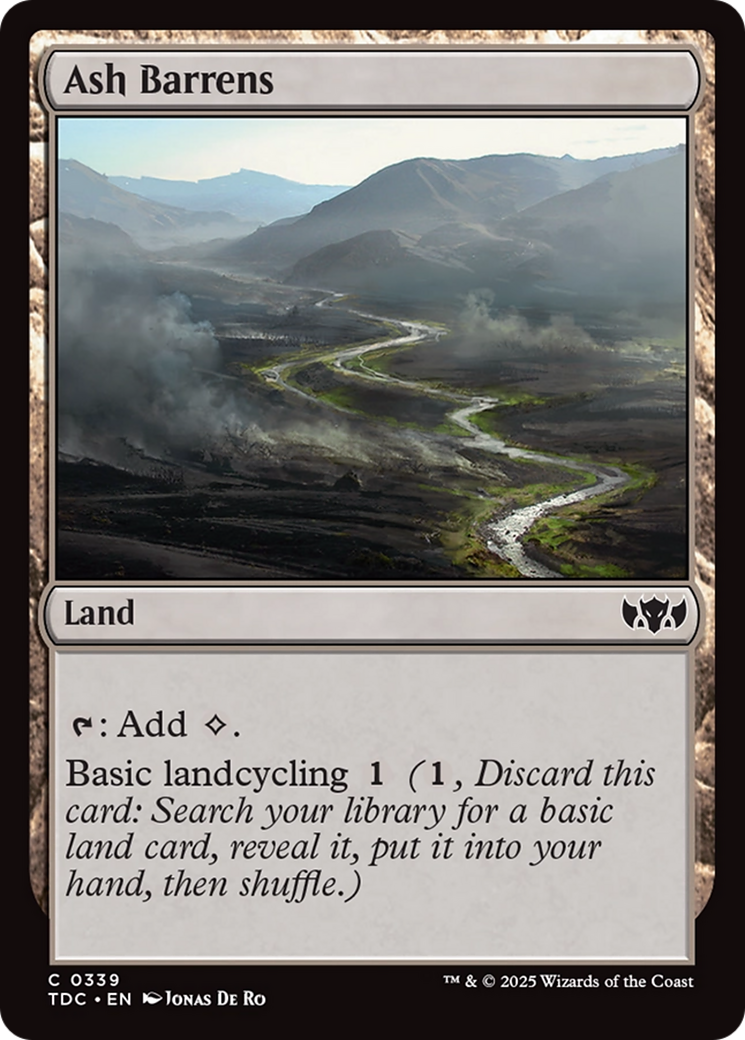Ash Barrens [Tarkir: Dragonstorm Commander] | GrognardGamesBatavia