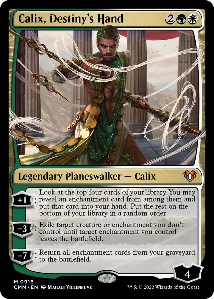 Calix, Destiny's Hand [Commander Masters] | GrognardGamesBatavia