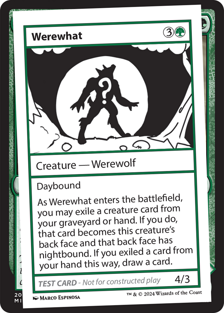 Werewhat [Mystery Booster 2 Playtest Cards] | GrognardGamesBatavia