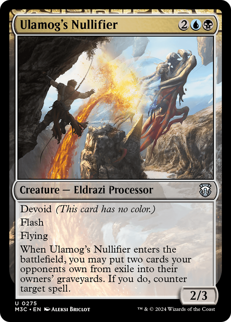 Ulamog's Nullifier (Ripple Foil) [Modern Horizons 3 Commander] | GrognardGamesBatavia