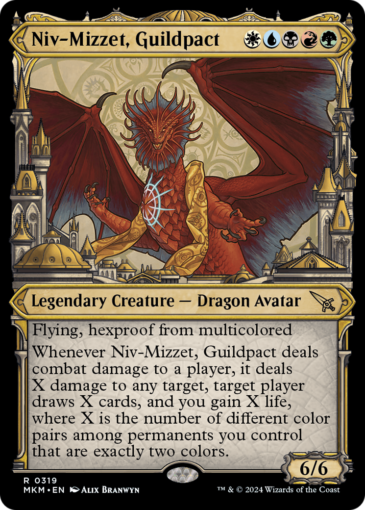 Niv-Mizzet, Guildpact (Showcase) (319) [Murders at Karlov Manor] | GrognardGamesBatavia