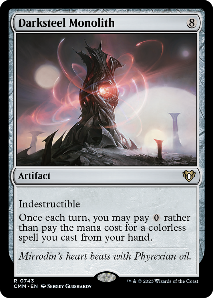 Darksteel Monolith [Commander Masters] | GrognardGamesBatavia