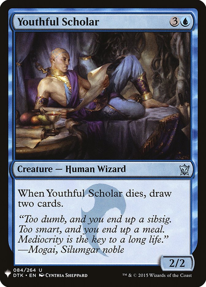 Youthful Scholar [Mystery Booster] | GrognardGamesBatavia