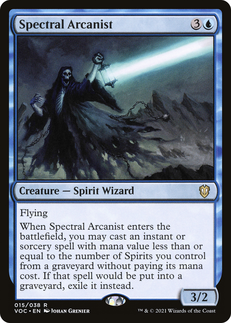 Spectral Arcanist [Innistrad: Crimson Vow Commander] | GrognardGamesBatavia
