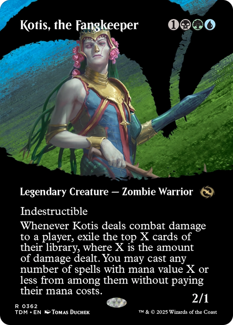 Kotis, the Fangkeeper (Borderless) [Tarkir: Dragonstorm] | GrognardGamesBatavia