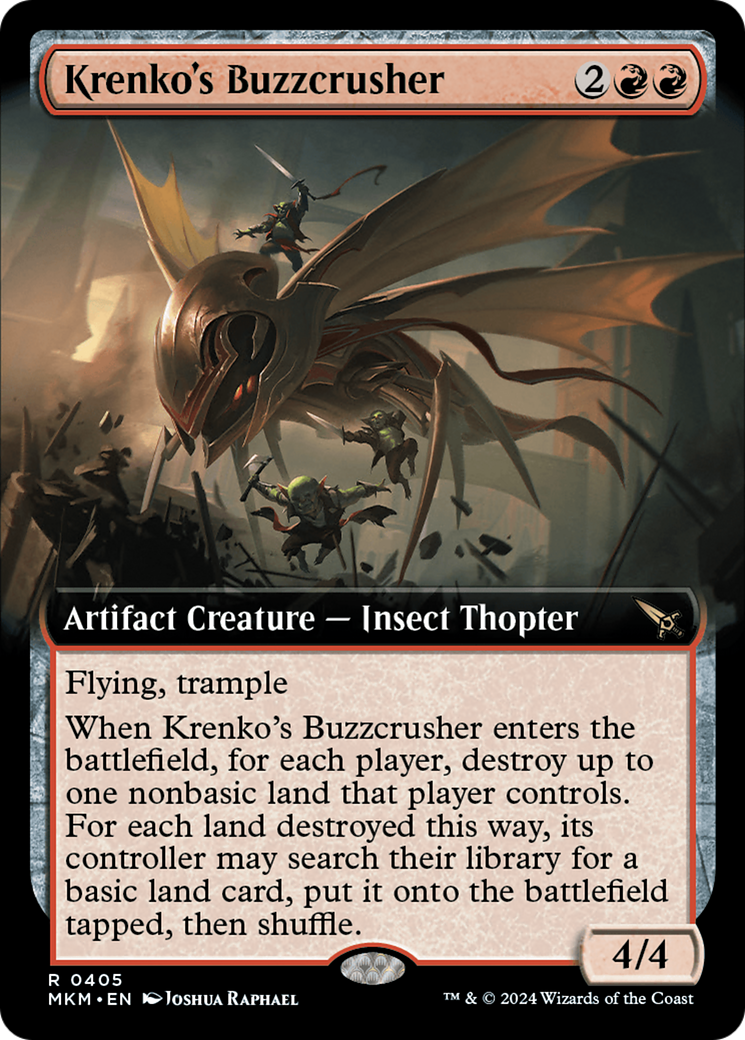 Krenko's Buzzcrusher (Extended Art) [Murders at Karlov Manor] | GrognardGamesBatavia