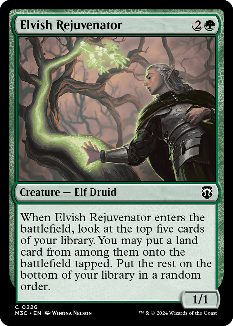 Elvish Rejuvenator (Ripple Foil) [Modern Horizons 3 Commander] | GrognardGamesBatavia