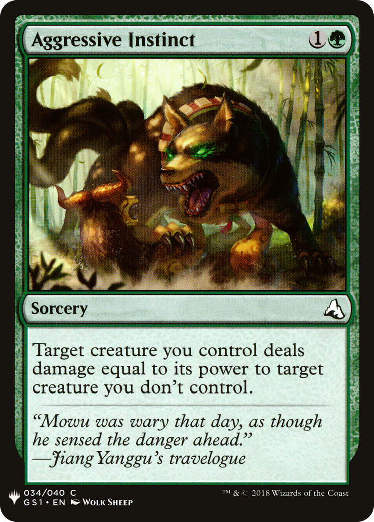 Aggressive Instinct [Mystery Booster] | GrognardGamesBatavia