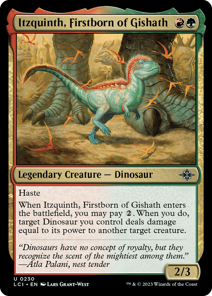 Itzquinth, Firstborn of Gishath [The Lost Caverns of Ixalan] | GrognardGamesBatavia