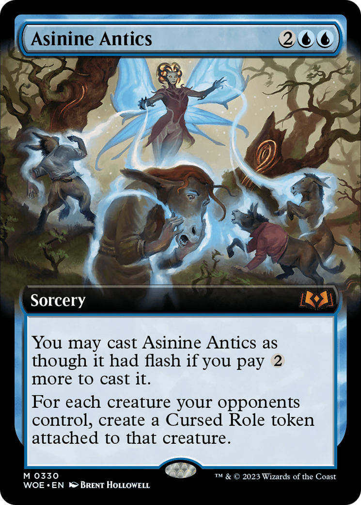 Asinine Antics (Extended Art) [Wilds of Eldraine] | GrognardGamesBatavia